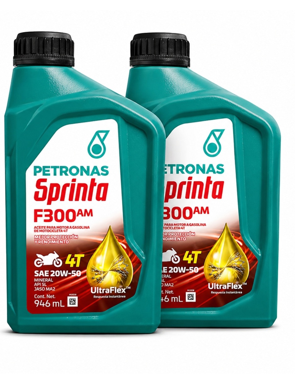 Aceite para motocicleta petronas para moto 20w-50 946 ml