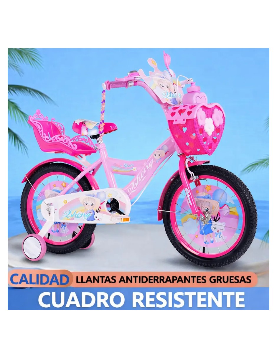 Bicicleta infantil rodada para niña 3
