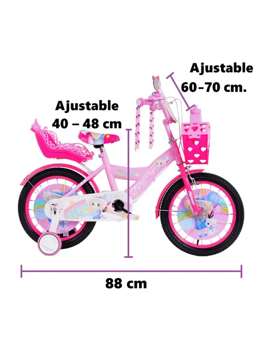 Bicicleta infantil rodada para niña 2