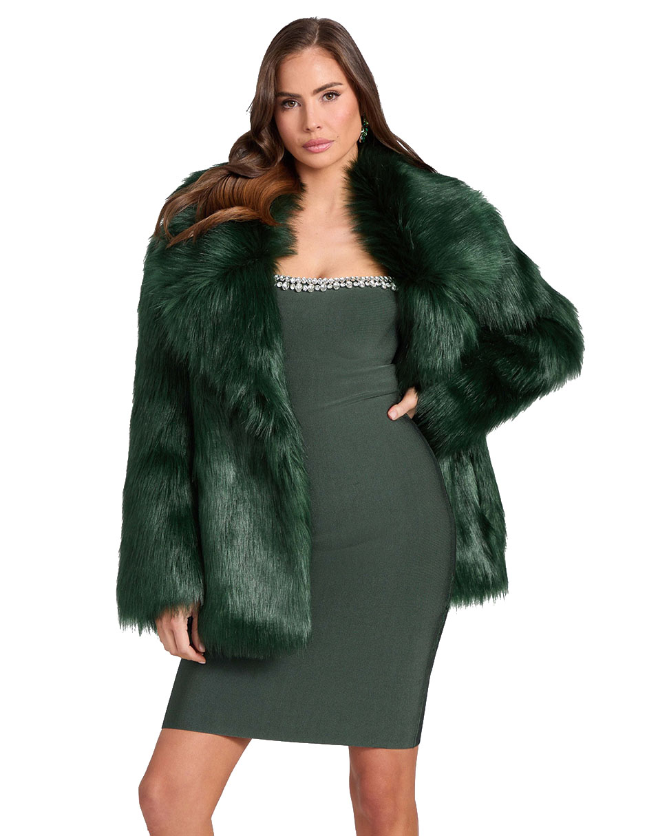 Abrigo marciano by guess de acrílico para mujer