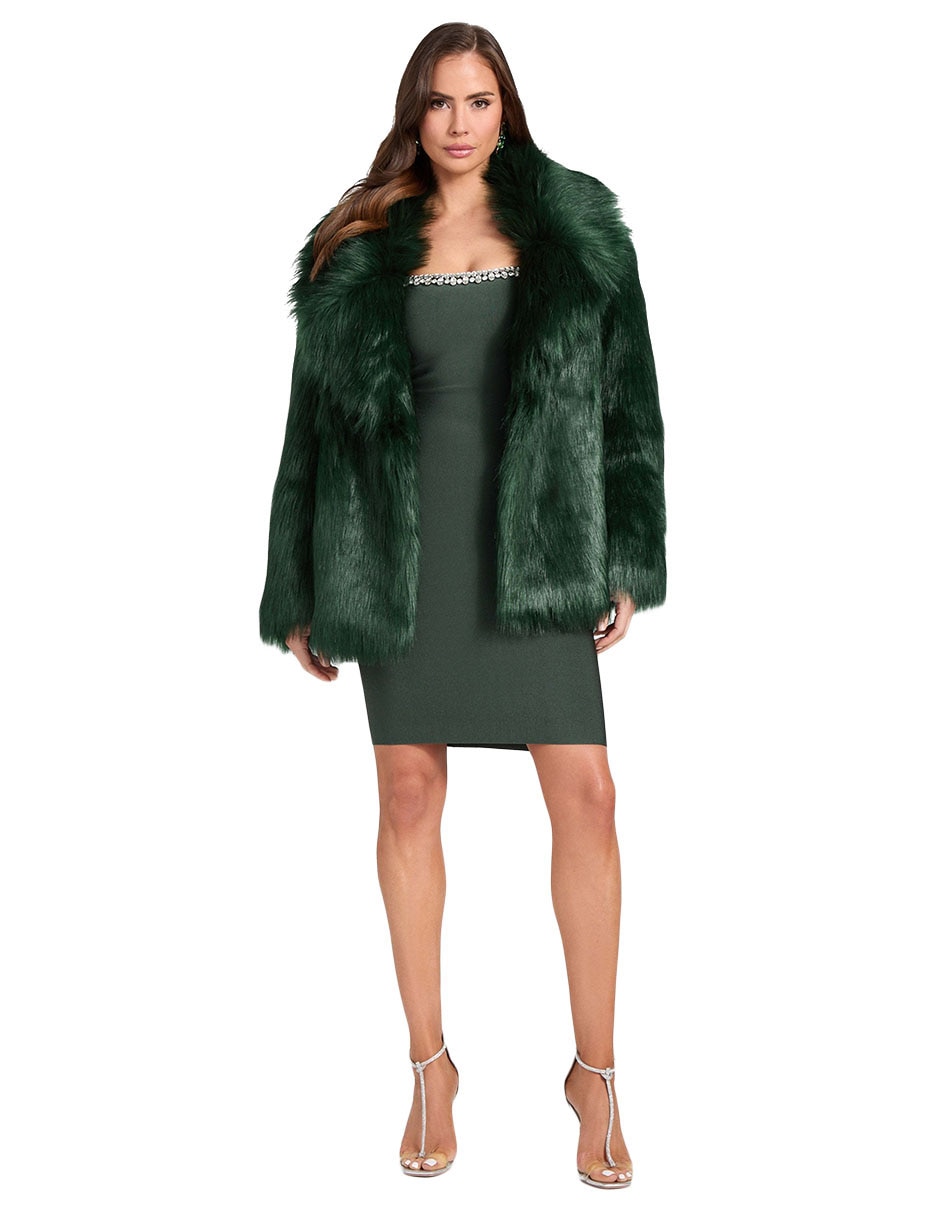 Abrigo marciano by guess de acrílico para mujer