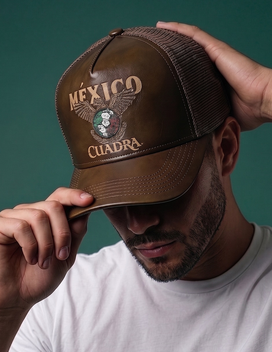 Gorra visera curva correa ajustable casual Cuadra para hombre