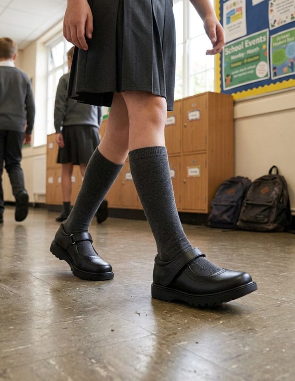 Zapato back to school de piel para niña 7