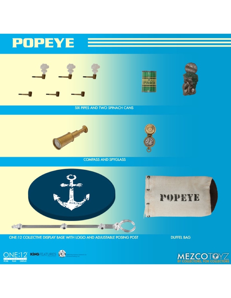 Figura de colección sítiene popeye mezco toyz