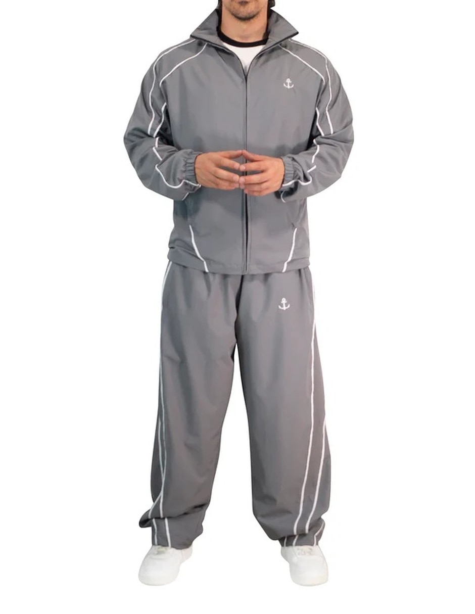 Conjunto deportivo straight john leopard con elástico para hombre