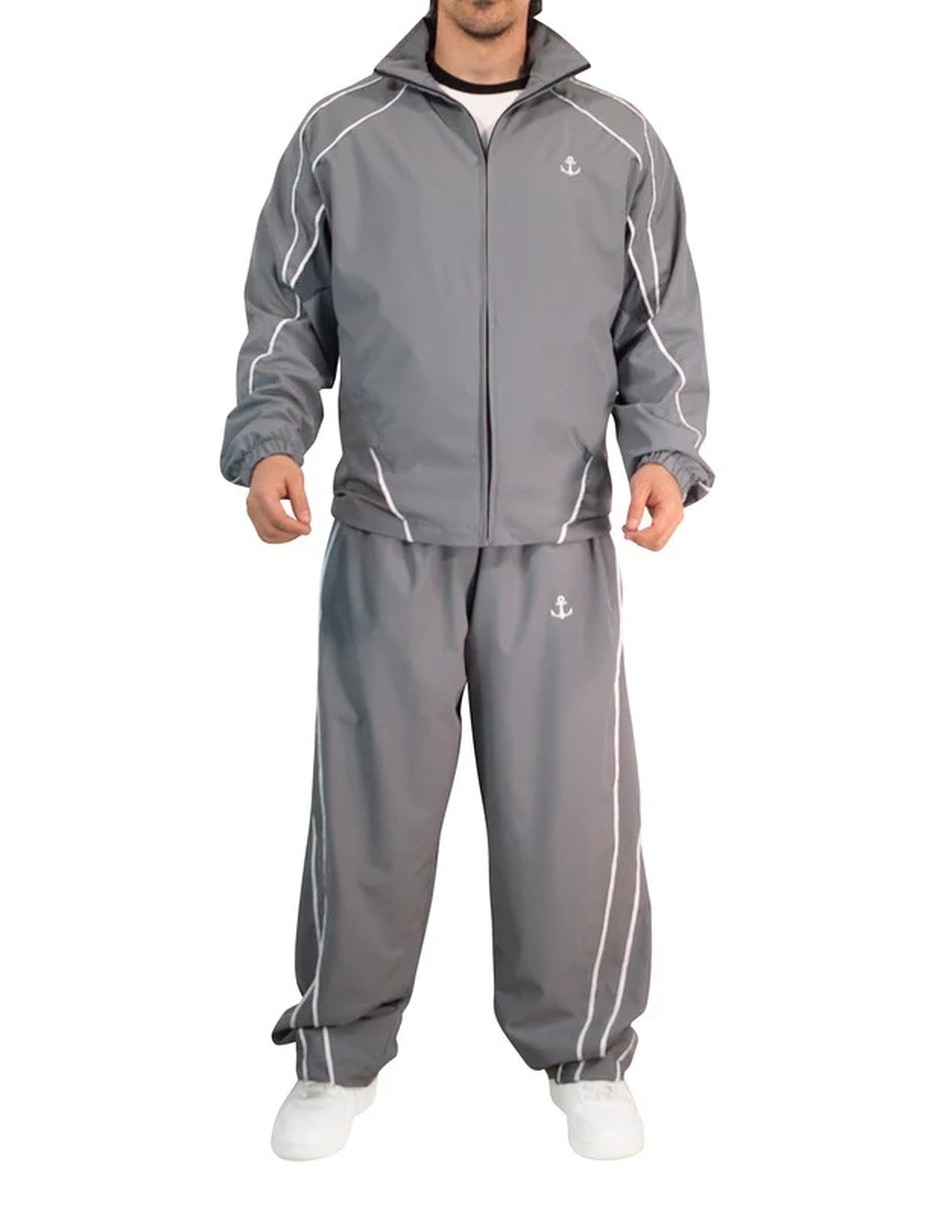 Conjunto deportivo straight john leopard con elástico para hombre