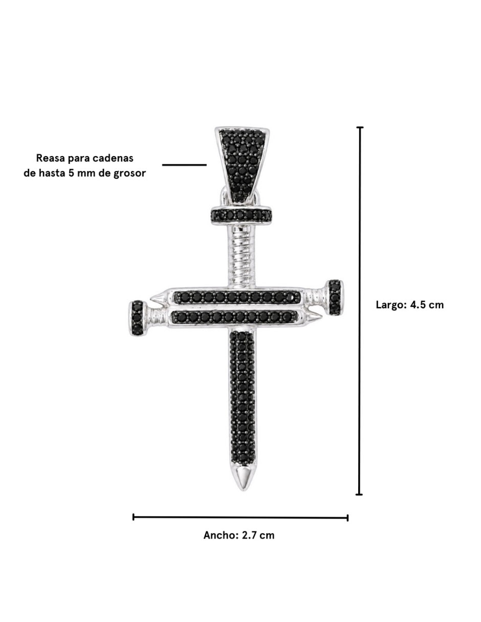 Cruz dije de cruz crixus joyeria de plata p 925