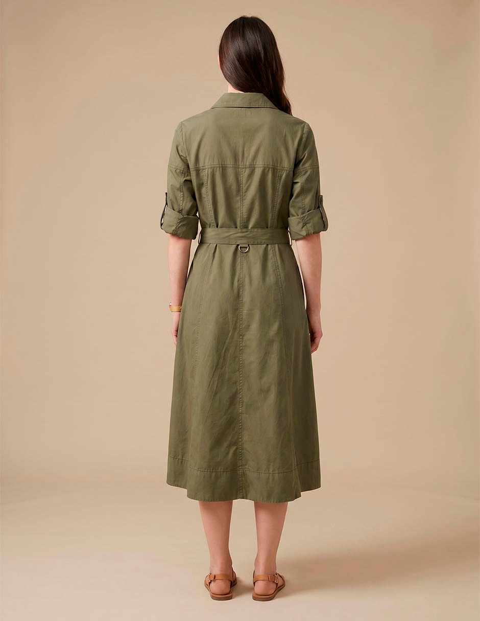 Vestido midi casual para mujer