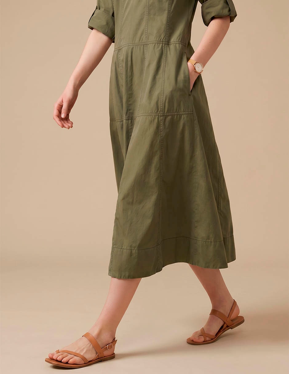 Vestido midi casual para mujer