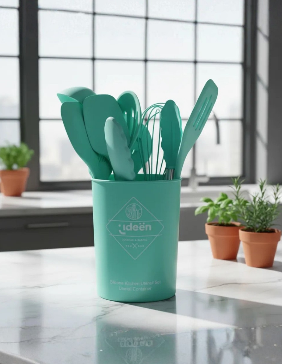 Set utensilios Ideèn de silicona 5