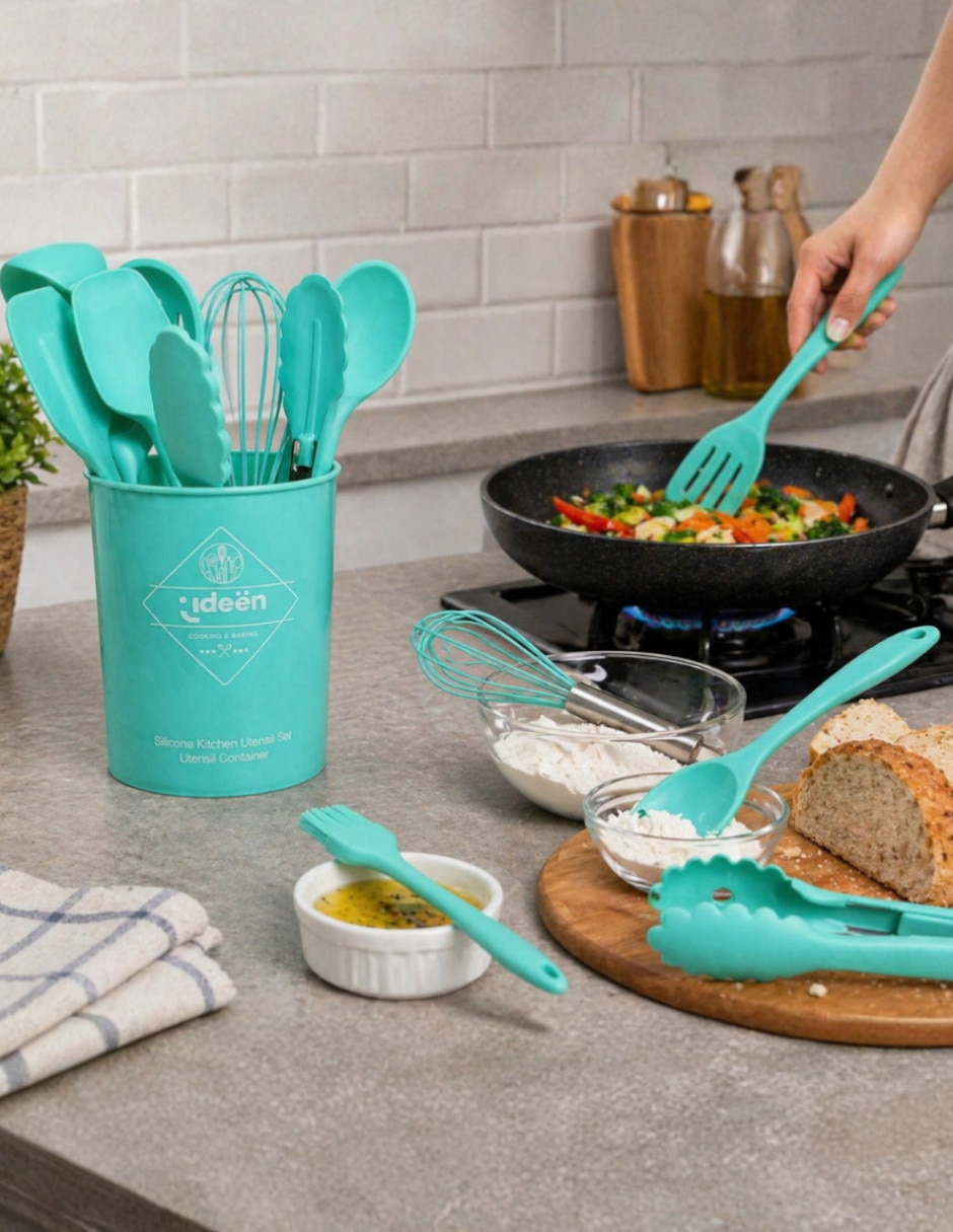 Set utensilios Ideèn de silicona 6