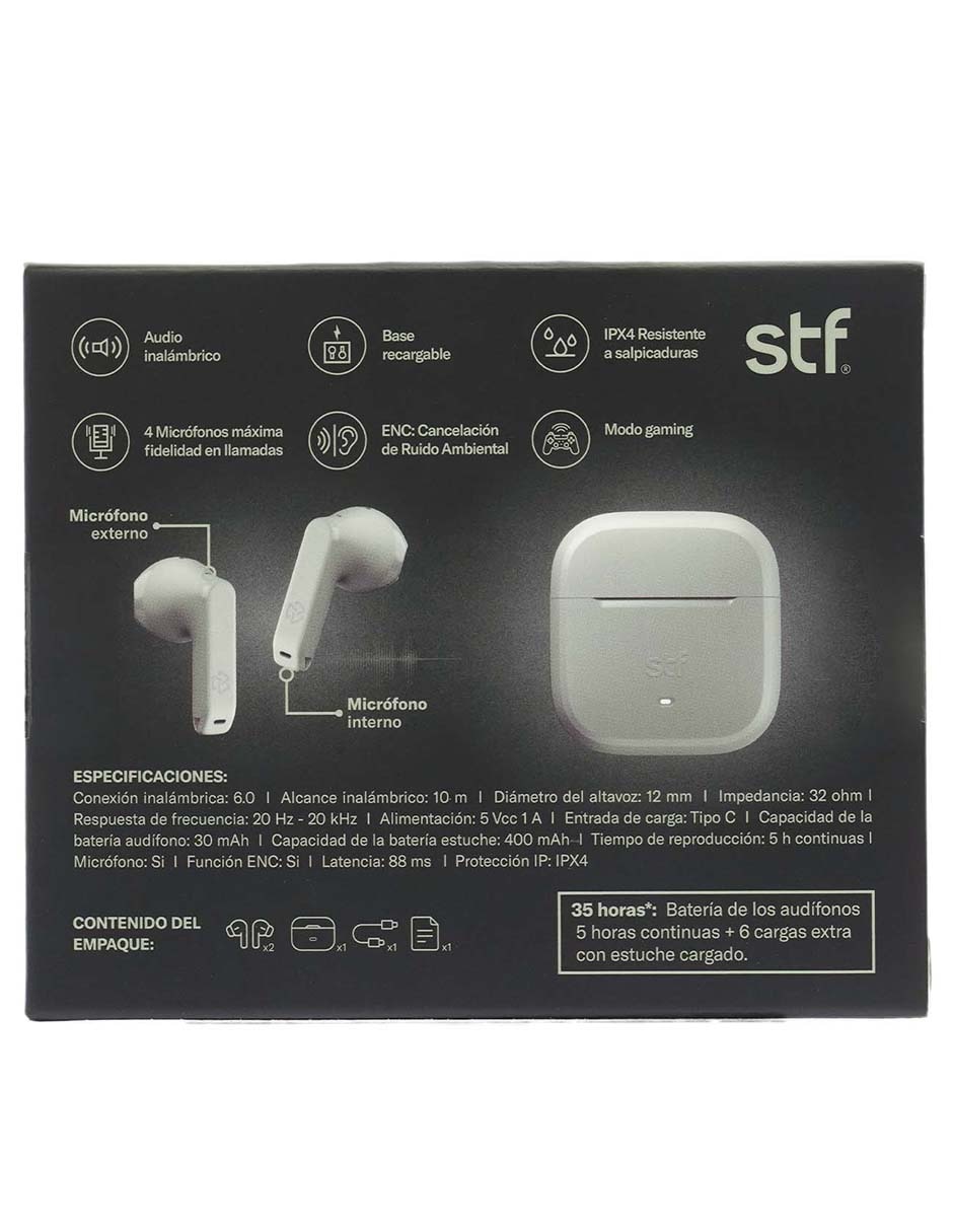Audífonos true wireless Tws HYRO Inalámbricos con cancelacion de ruido 8
