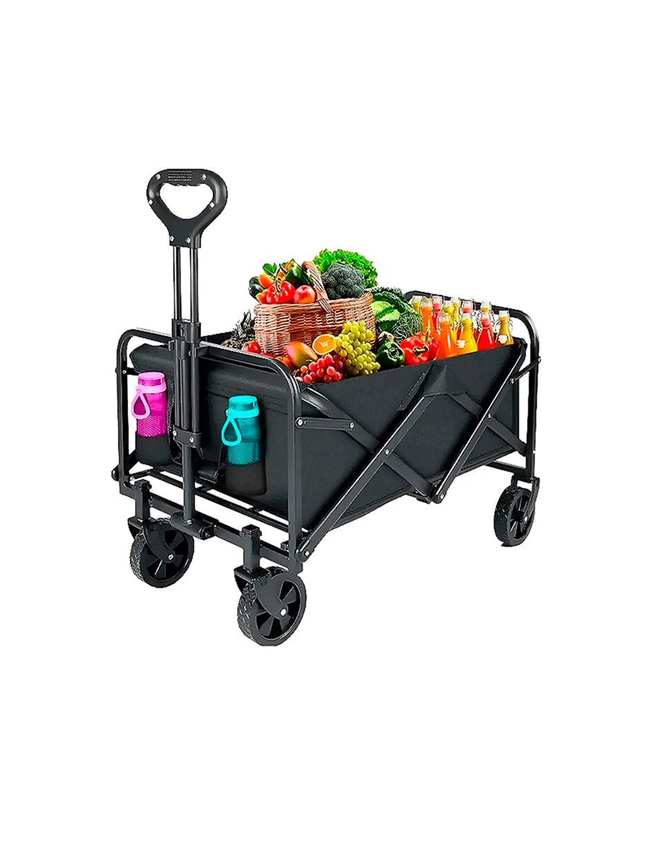 Carrito vagón plegable importadora la merced con capacidad de 80 kg