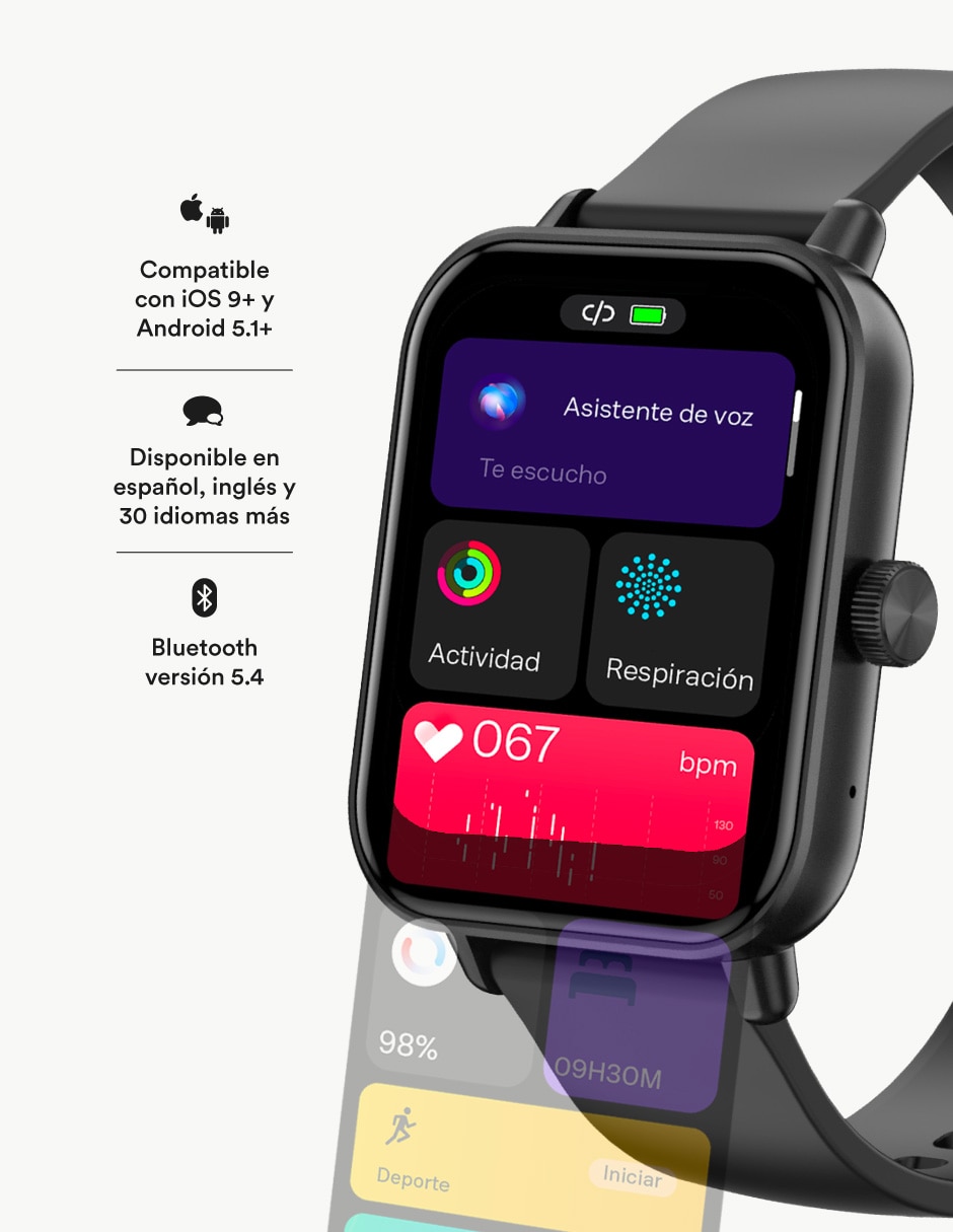 Kit Smartwatch swiss code Migo + Sora unisex