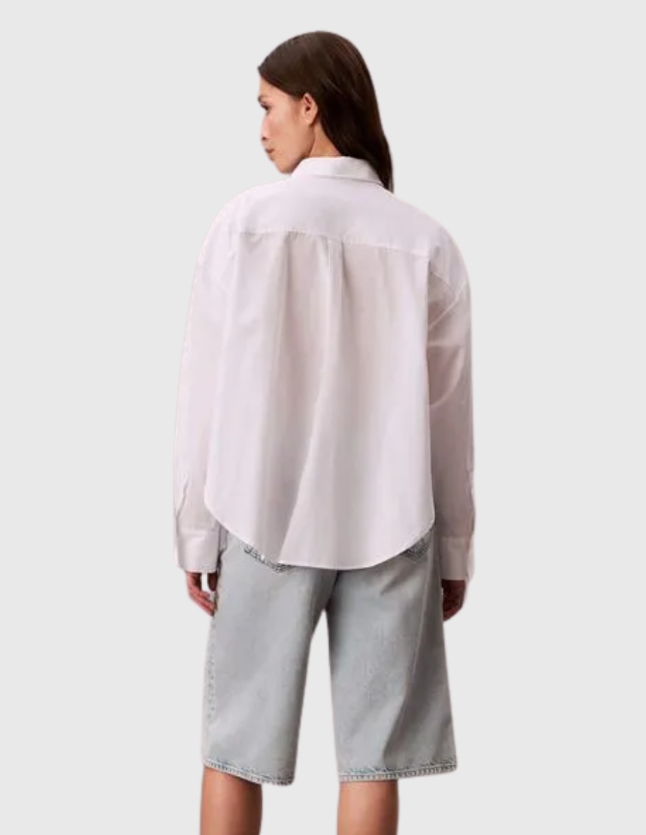 Camisa de algodón manga larga para mujer 6