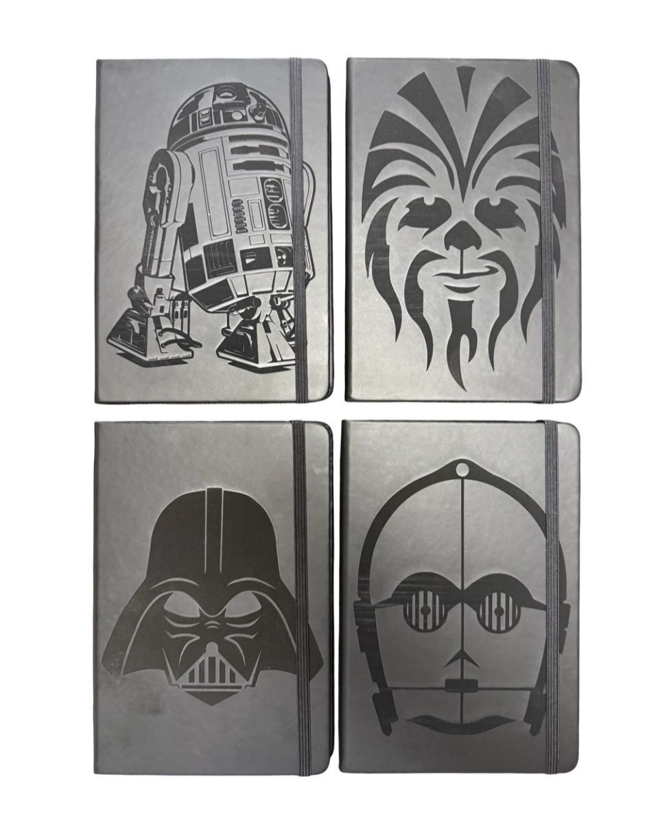 Libreta macarena star wars a rayas