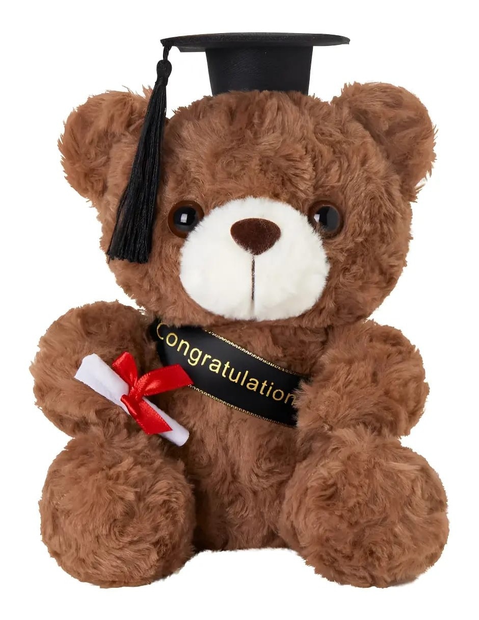 Peluche de oso peluches de graduación de