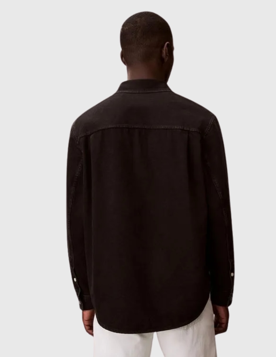 Camisa casual de algodón manga larga para hombre 2