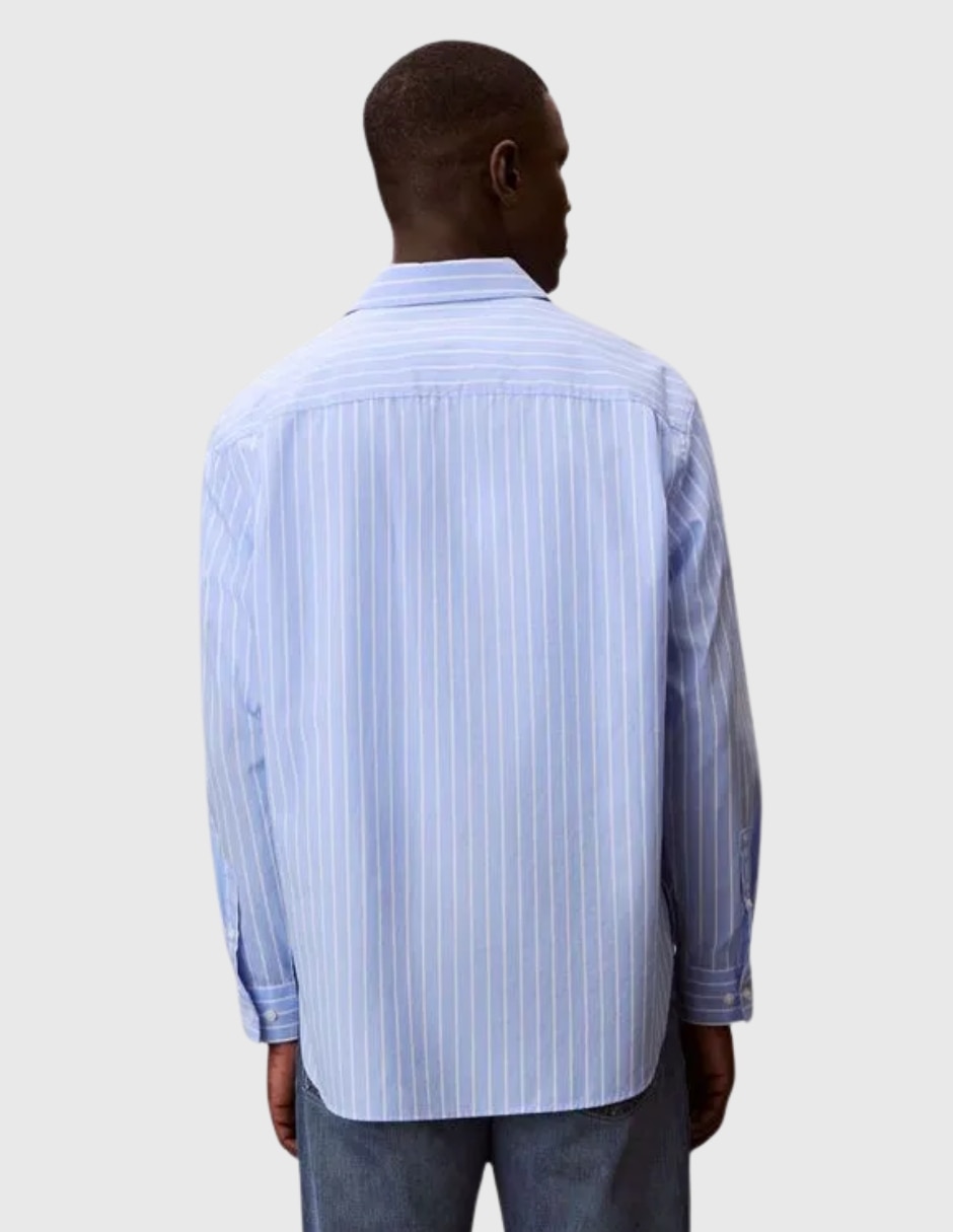 Camisa casual de algodón manga larga para hombre 3