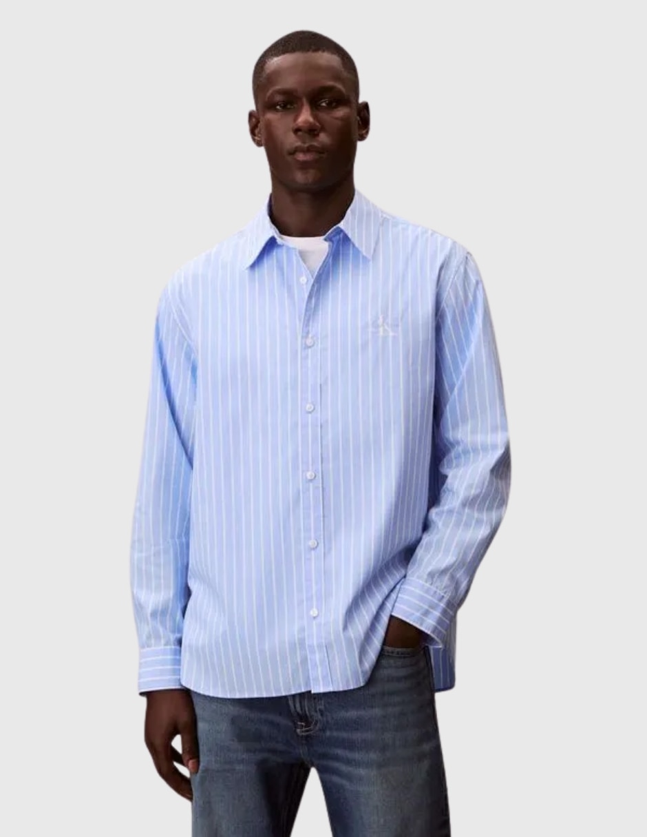 Camisa casual de algodón manga larga para hombre Camisa casual de algodón manga larga para hombre