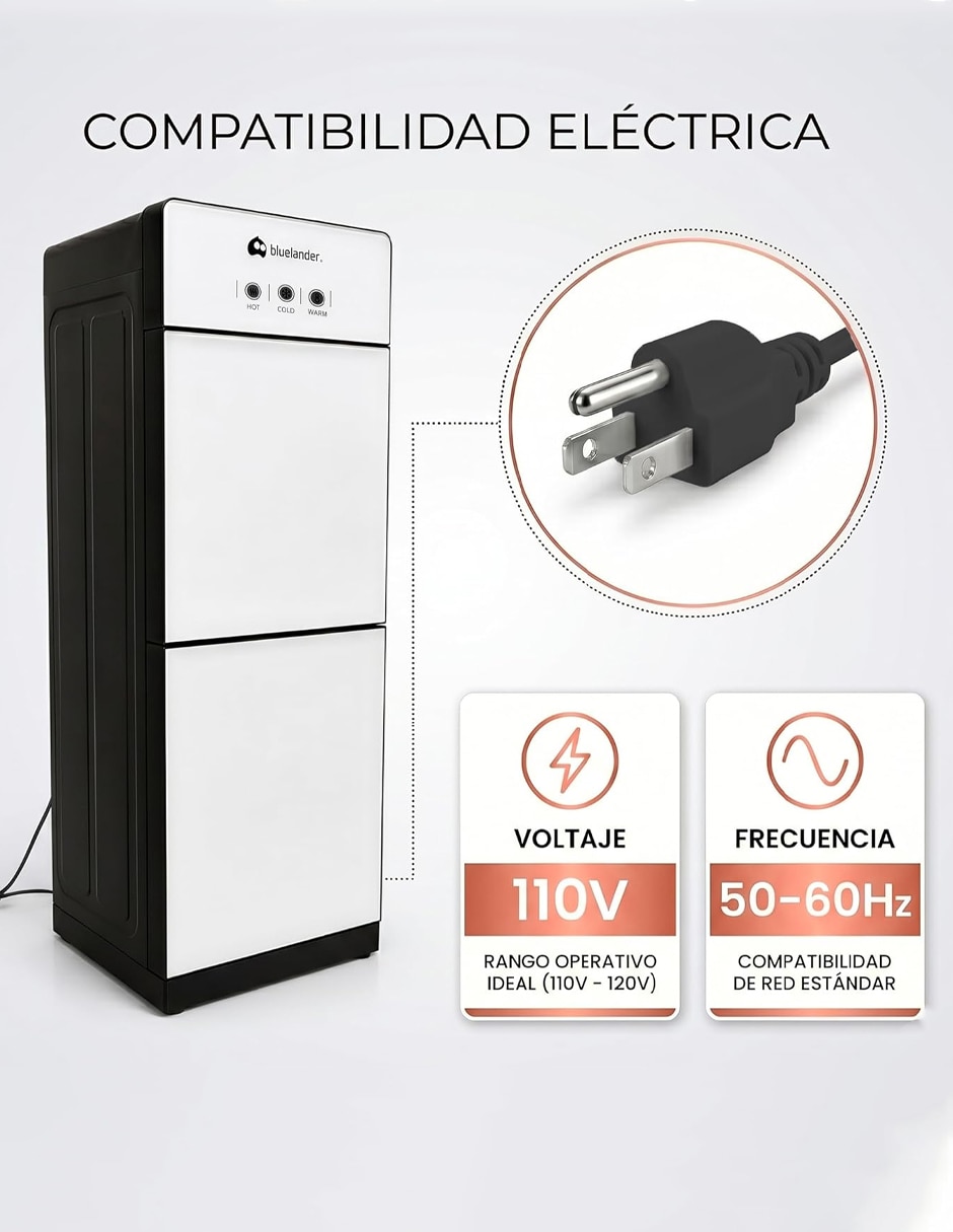 Dispensador de agua eléctrico Bluelander cbhh-0963