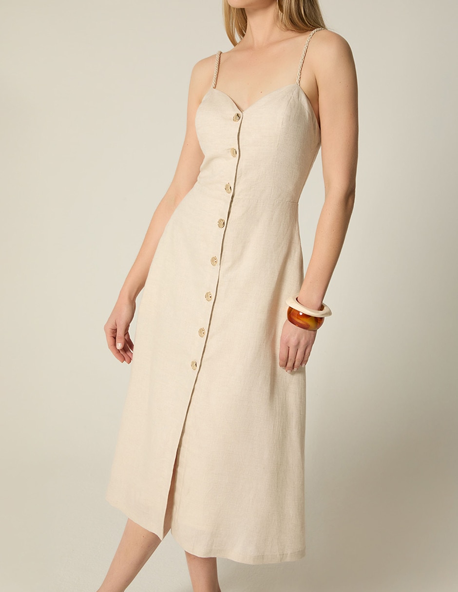 Vestido midi casual studio f para mujer