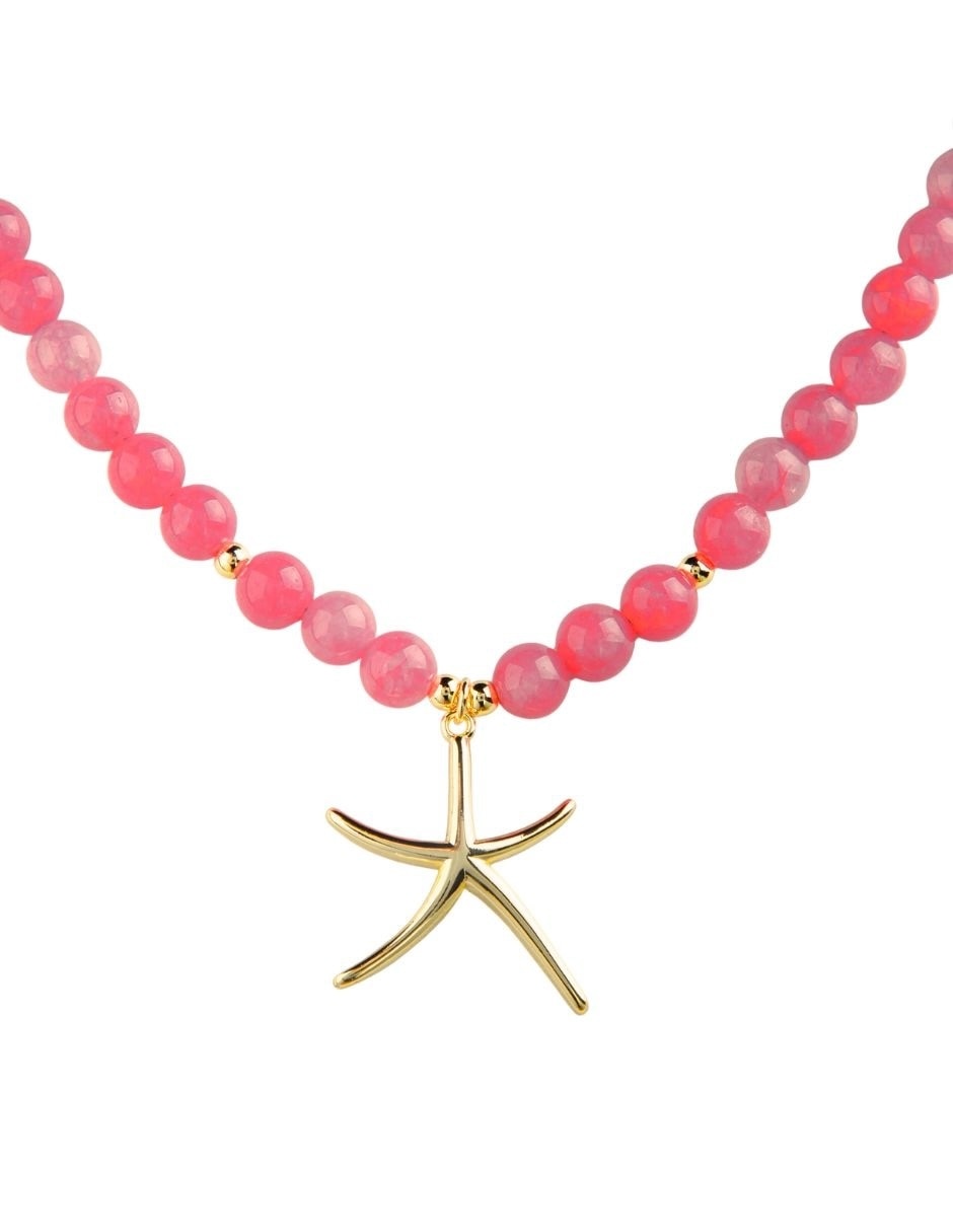 Collar de estrella de mar caroline 18 k