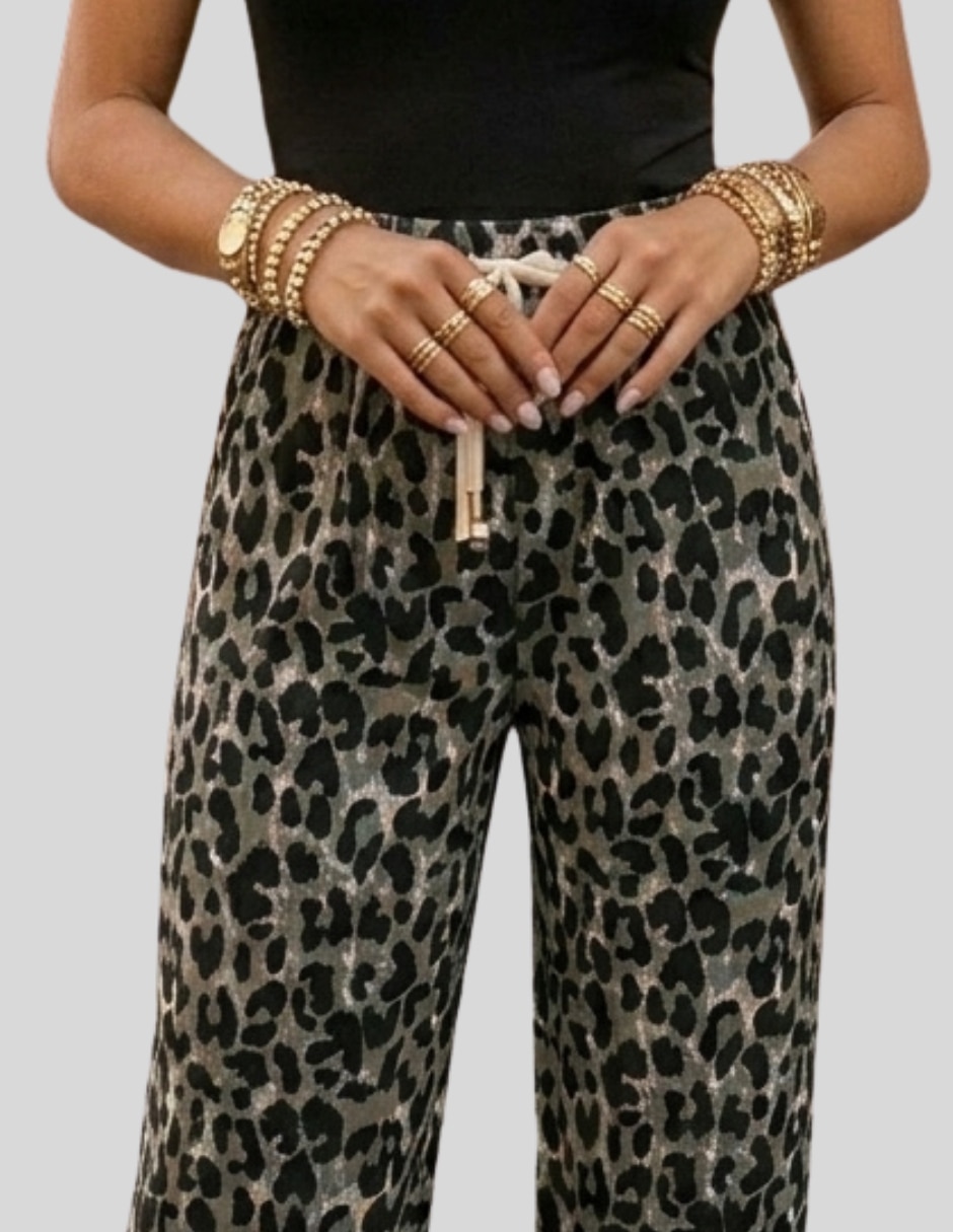 Pantalón regular malabis recto para mujer