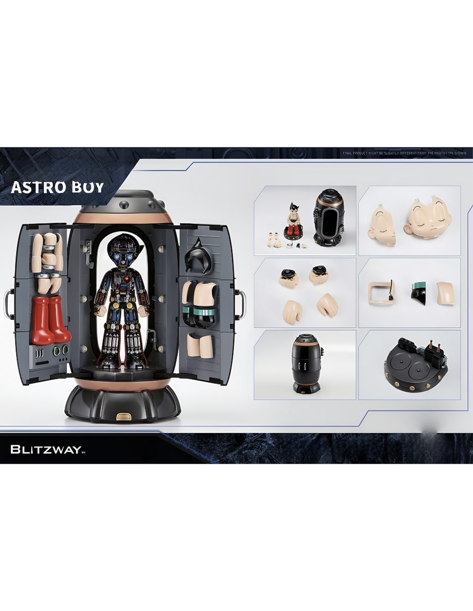 Estatua astro boy astro boy deluxe blitzway con luz