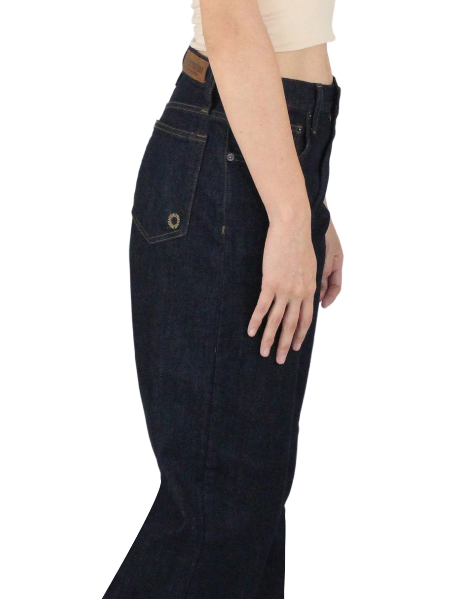 Jeans regular baggy innermotion corte cintura baja para mujer