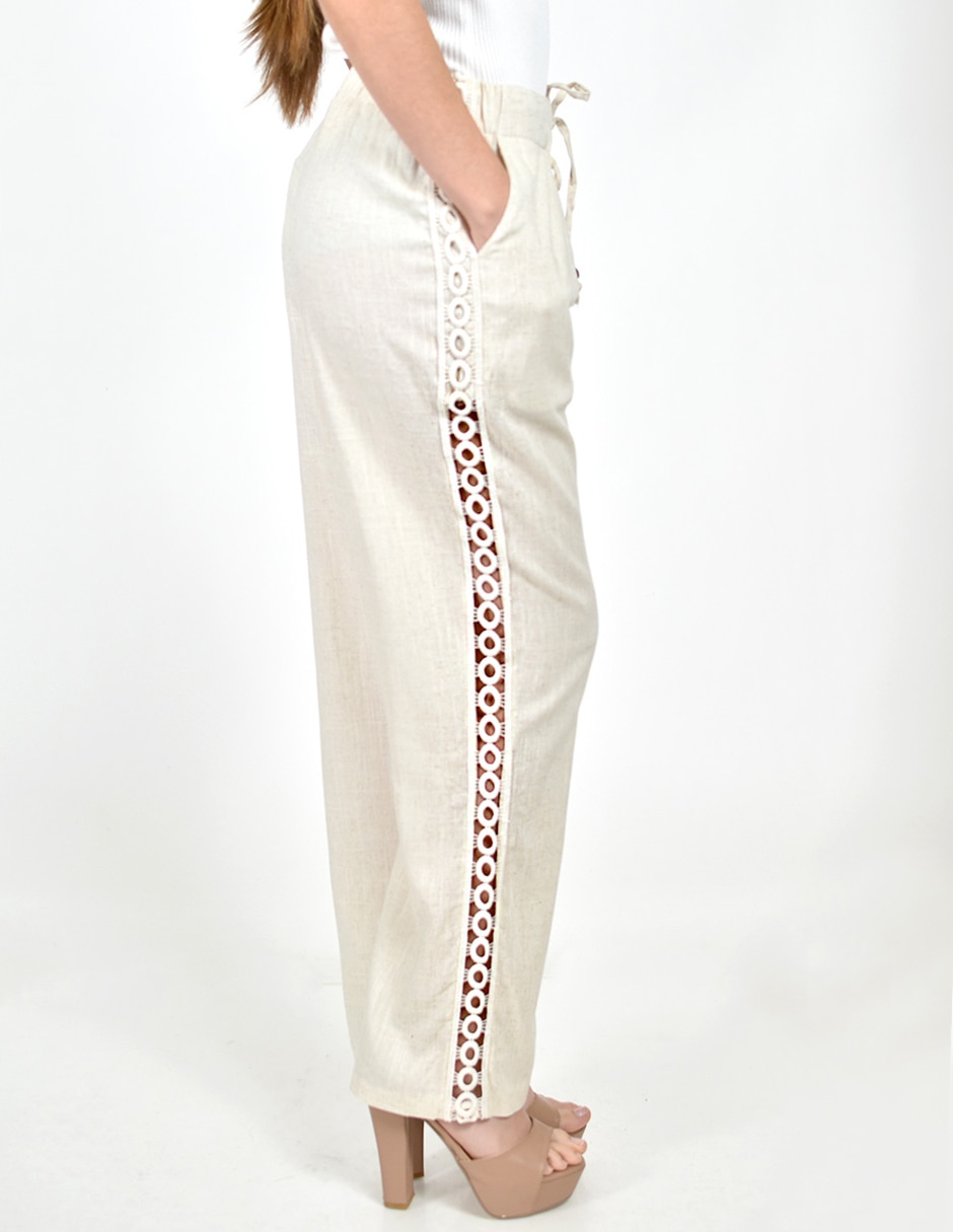 Pantalón regular recto para mujer 2