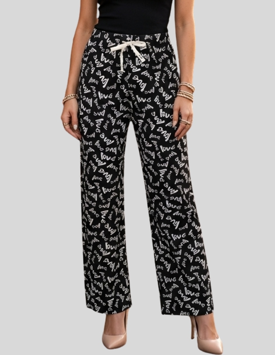 Pantalón regular recto para mujer 1