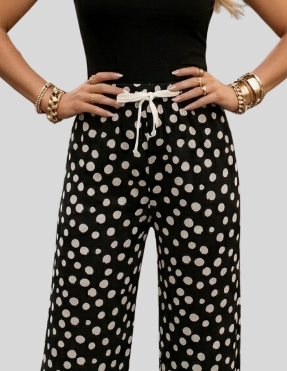 Pantalón regular malabis recto para mujer
