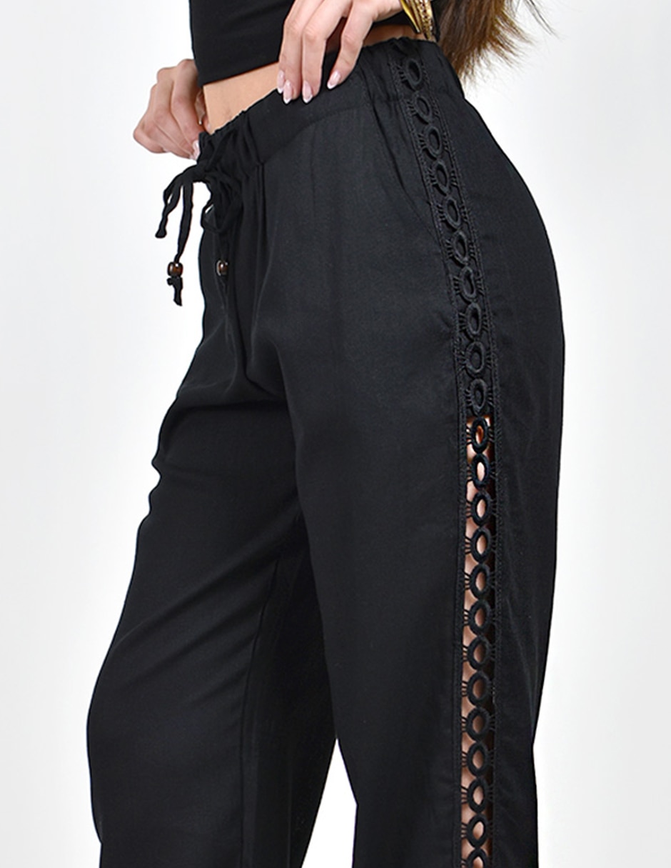 Pantalón regular recto para mujer 2