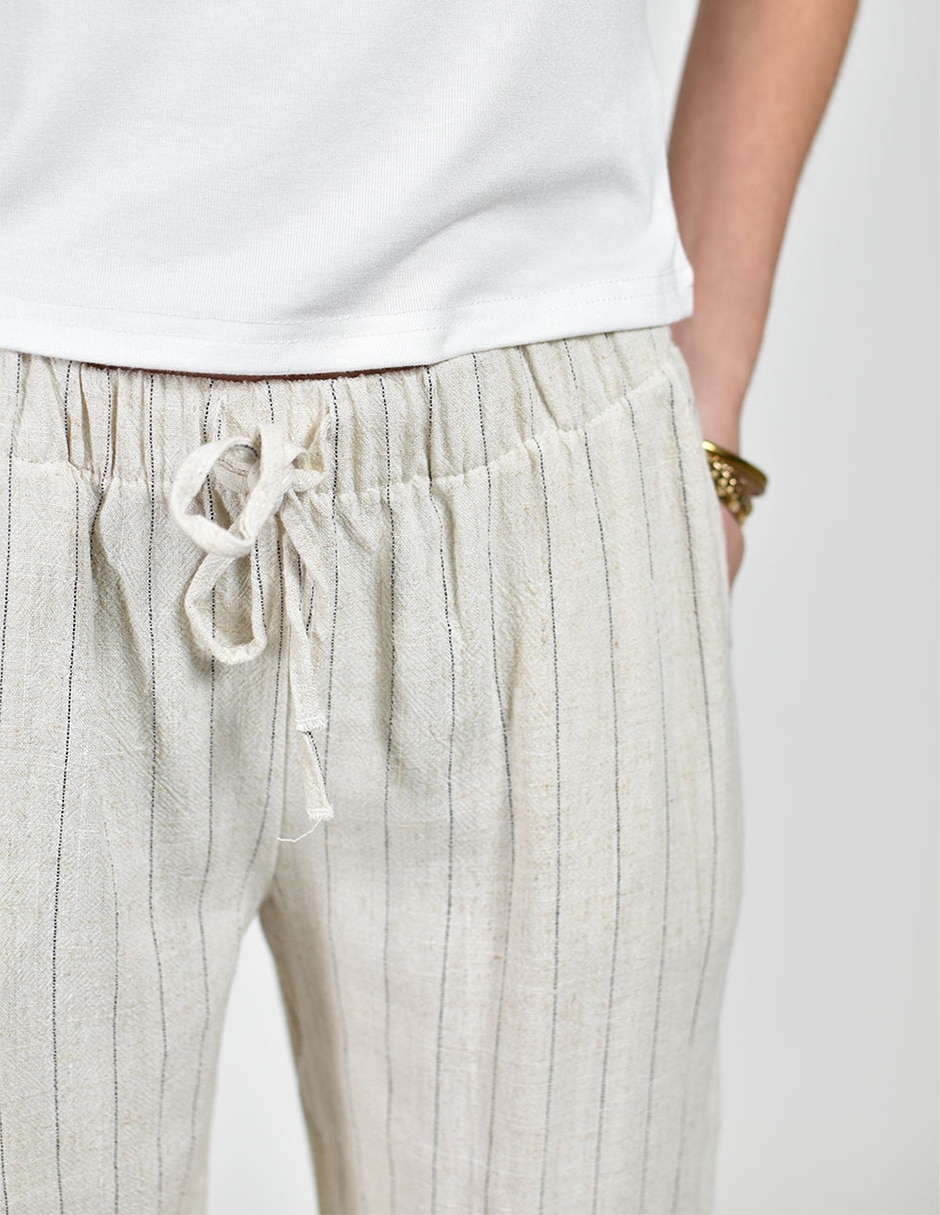 Pantalón regular recto para mujer 4