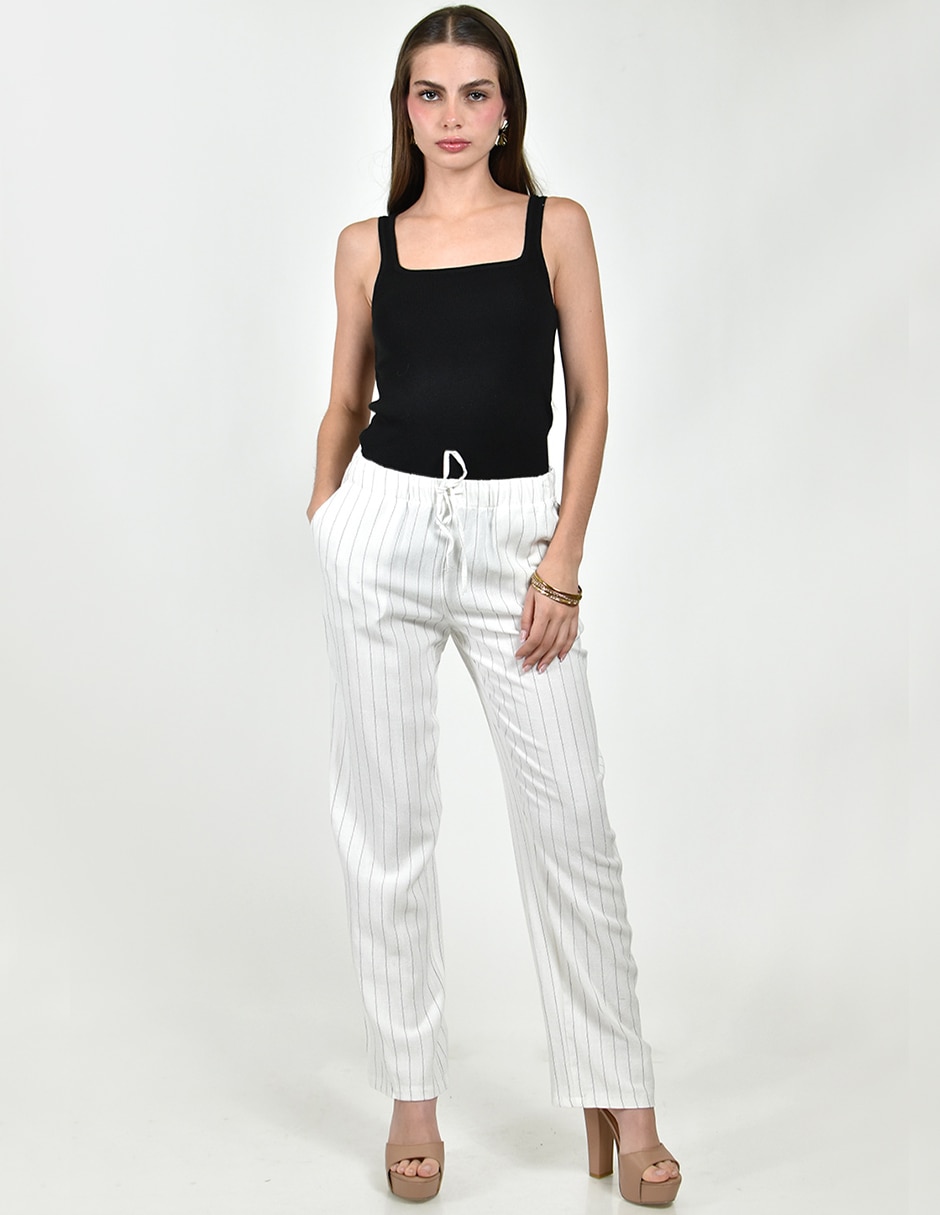 Pantalón regular recto para mujer 3