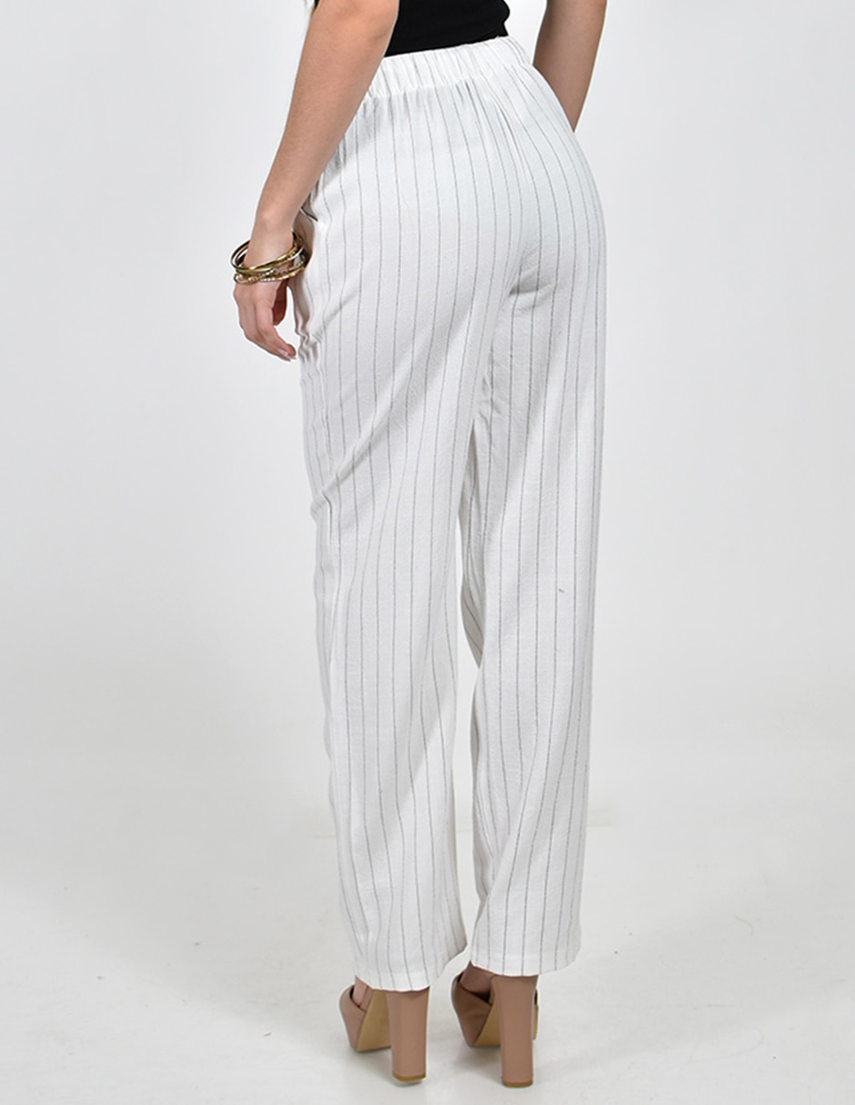 Pantalón regular recto para mujer 4