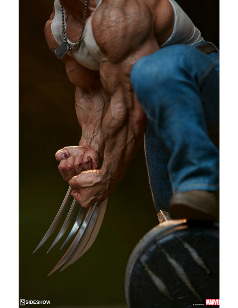 Estatua x-men wolverine deluxe sideshow