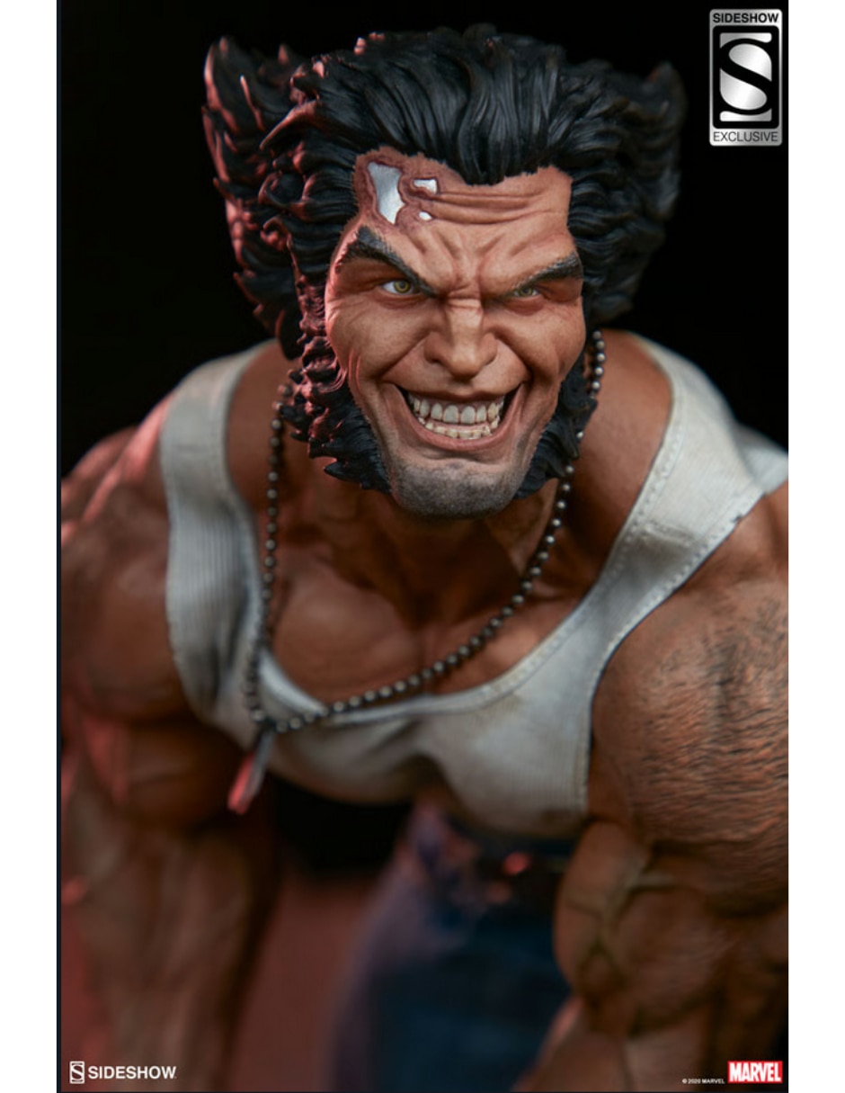 Estatua x-men wolverine deluxe sideshow