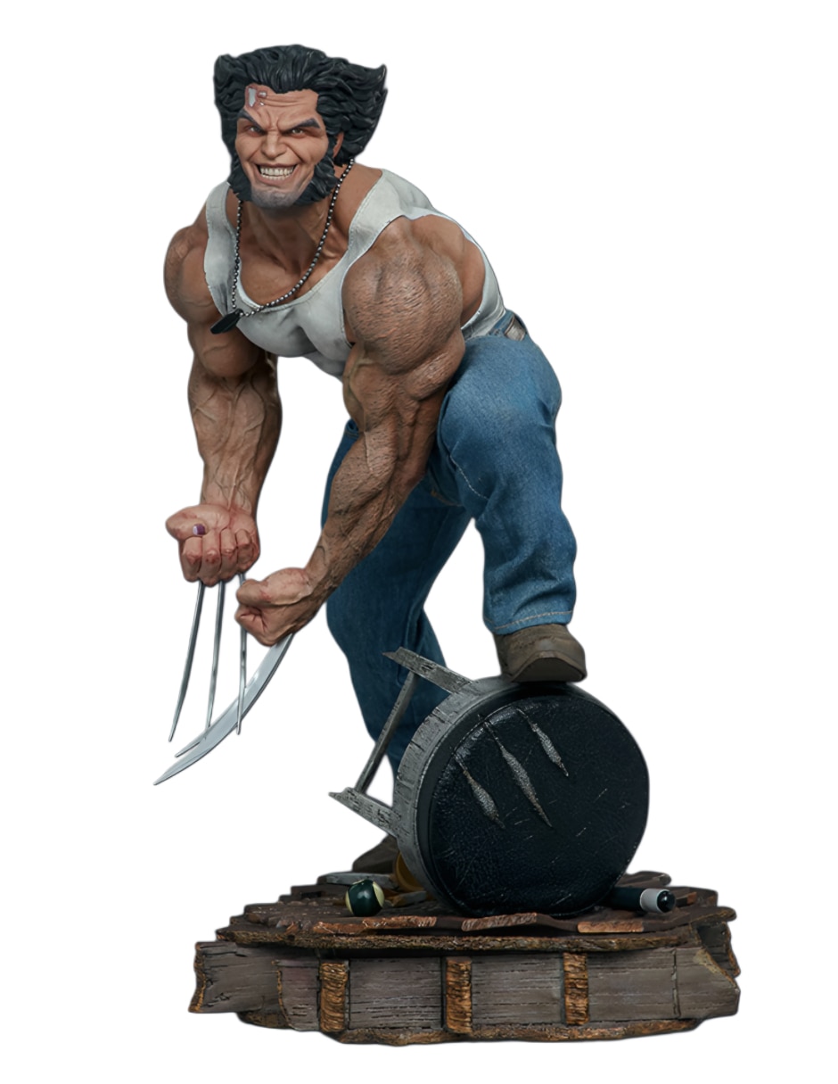 Estatua x-men wolverine deluxe sideshow