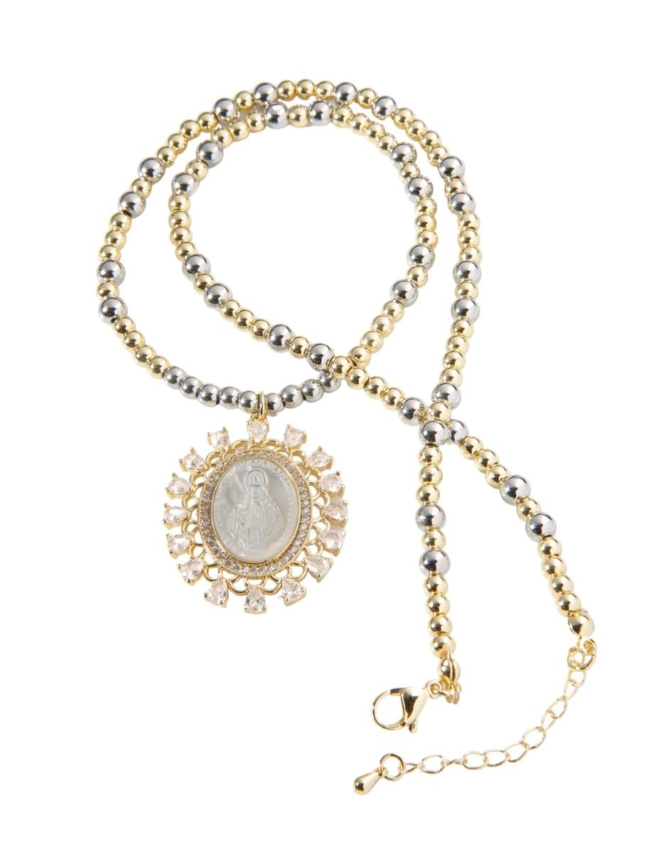 Collar de virgen yoiko medalla