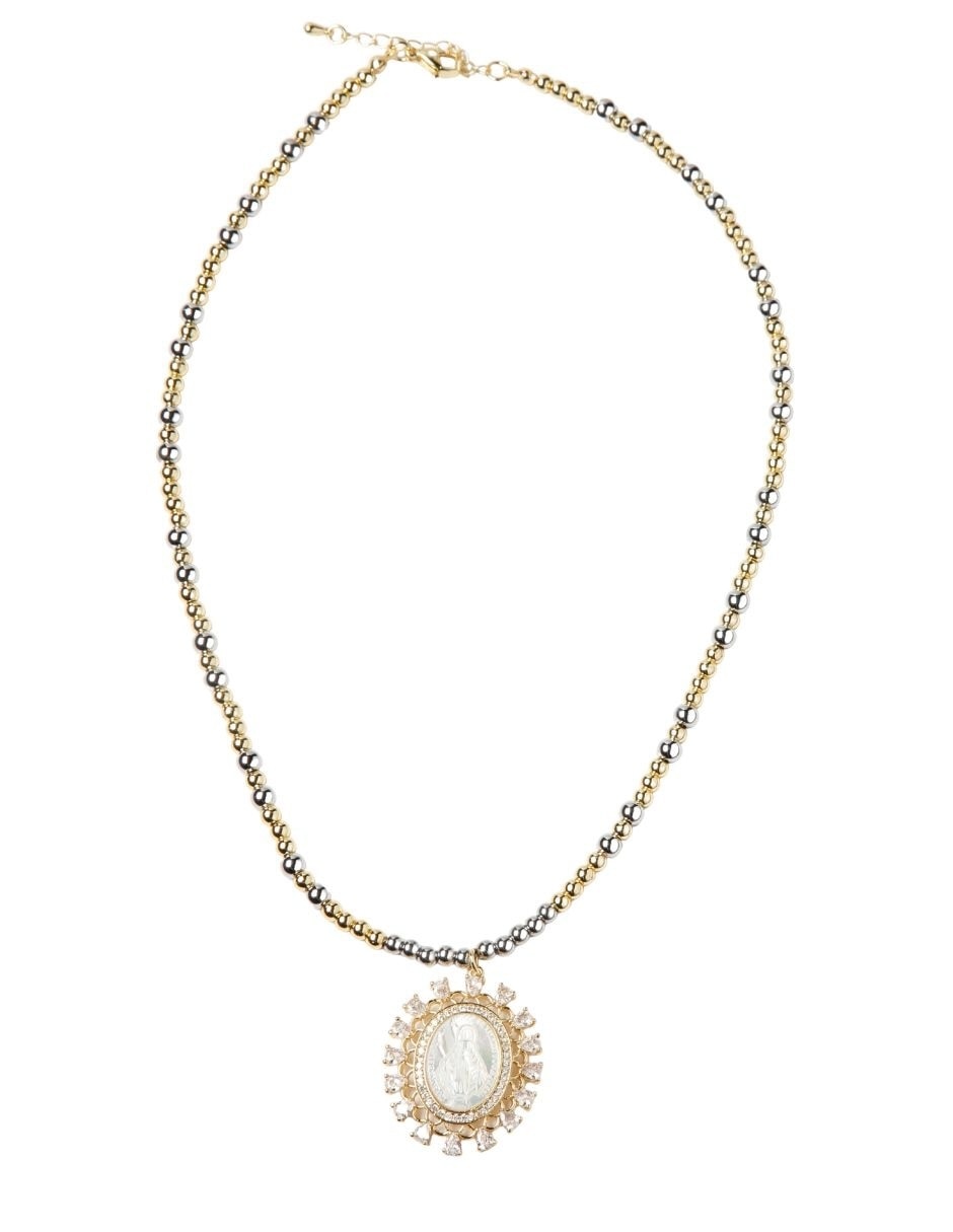Collar de virgen yoiko medalla
