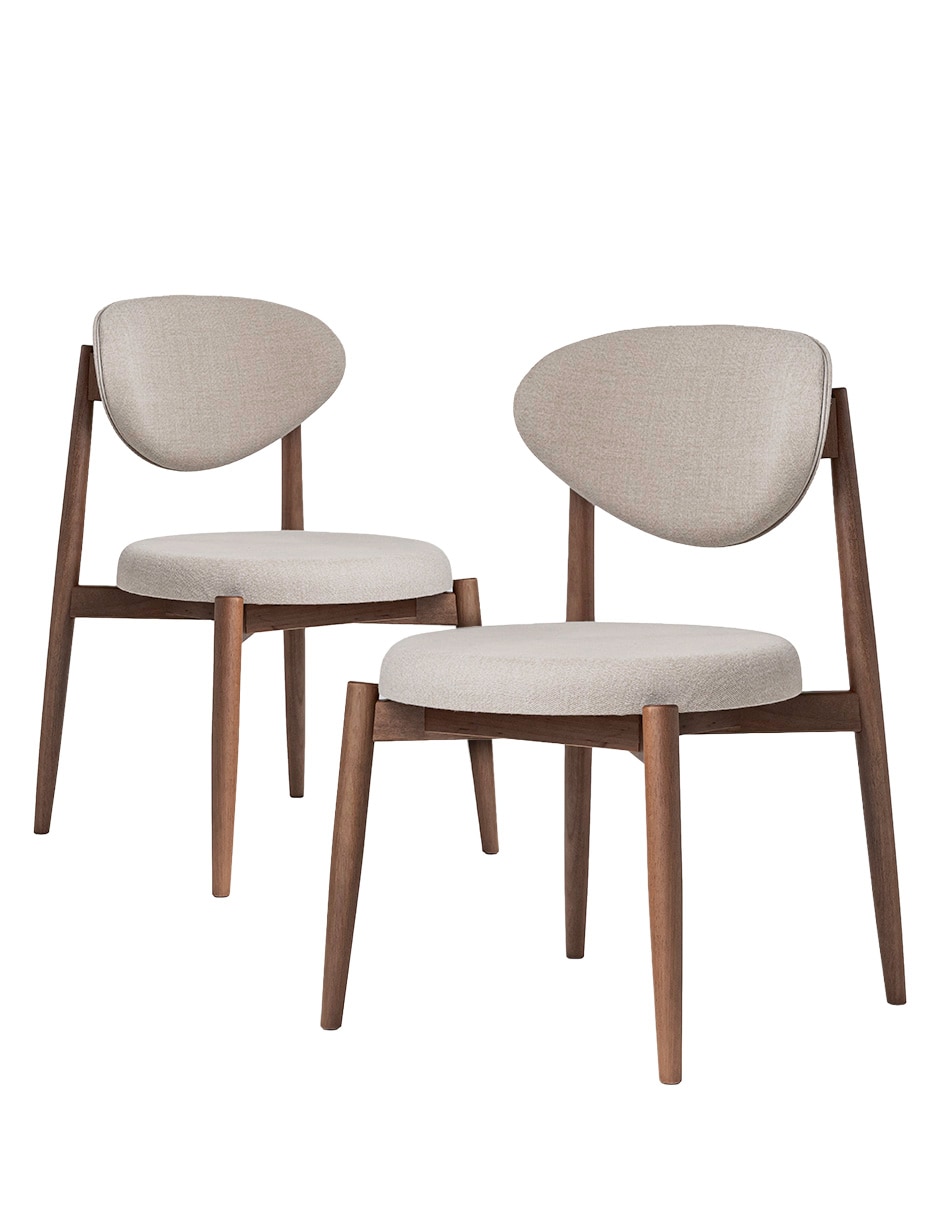 Set de 2 sillas Aurora de madera Set de 2 sillas Aurora de madera