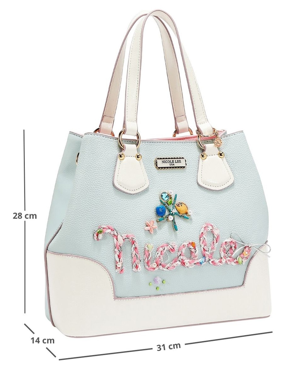 Bolsa satchel nicole lee para mujer