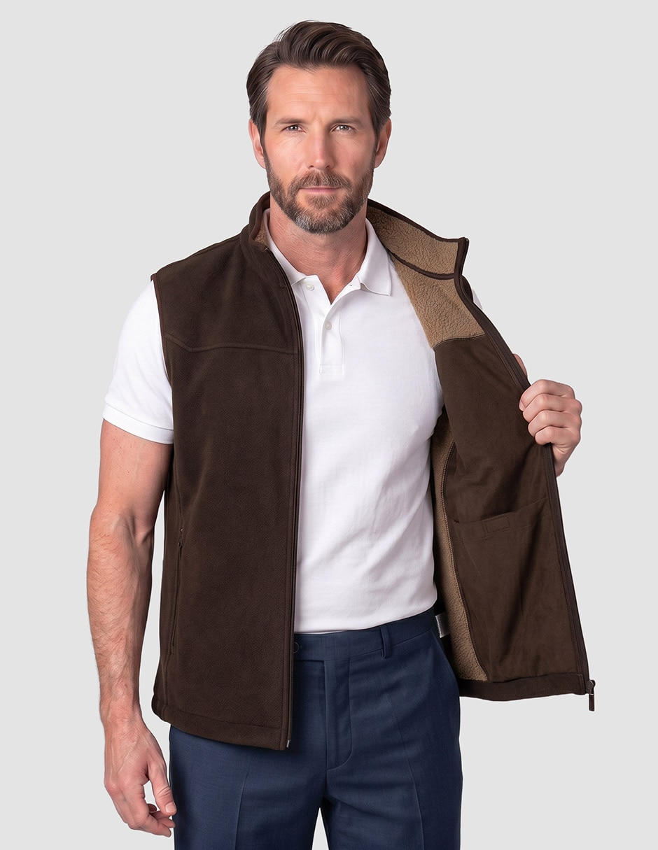 Chaleco con bolsillos para hombre 4