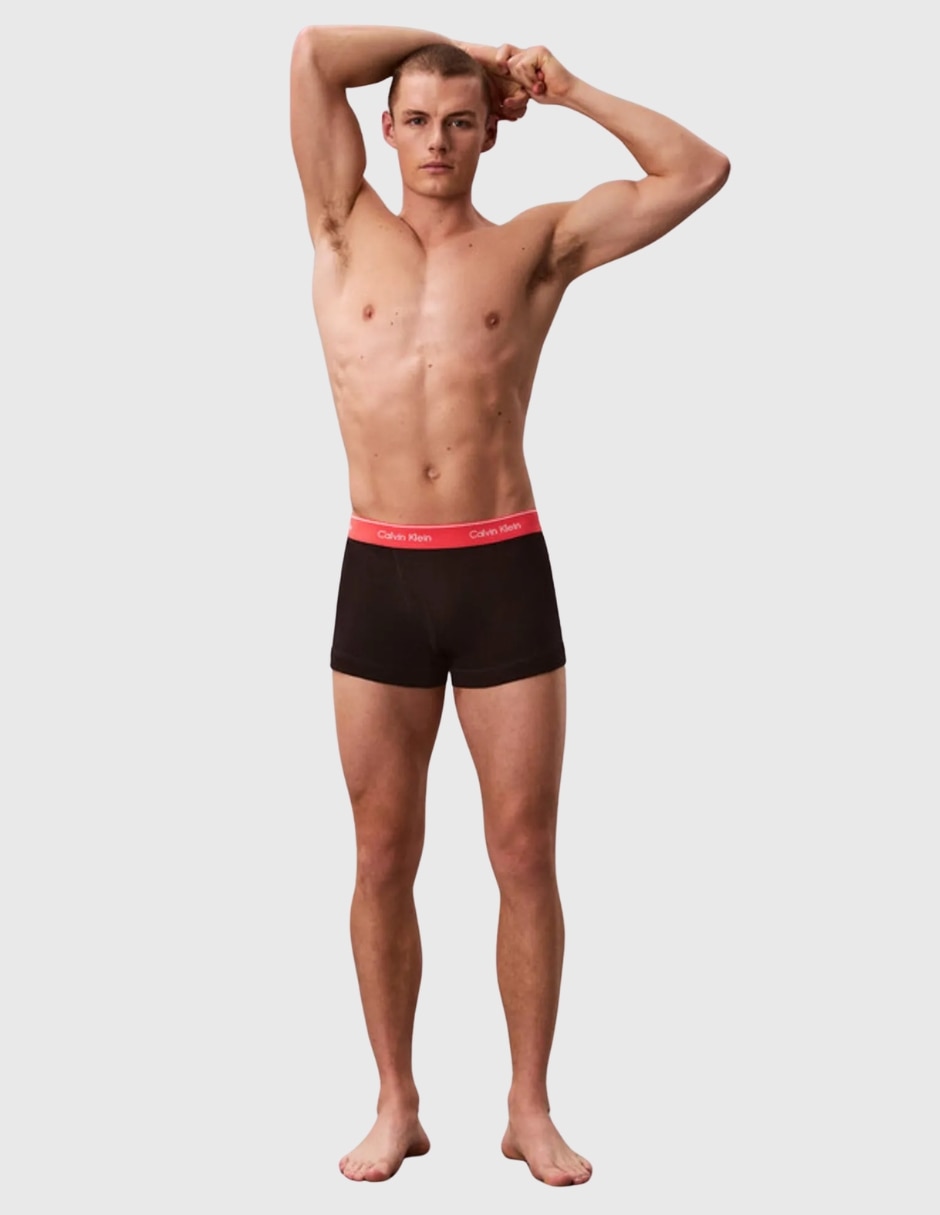 Bóxer trunk calvin klein de algodón para hombre 3 piezas
