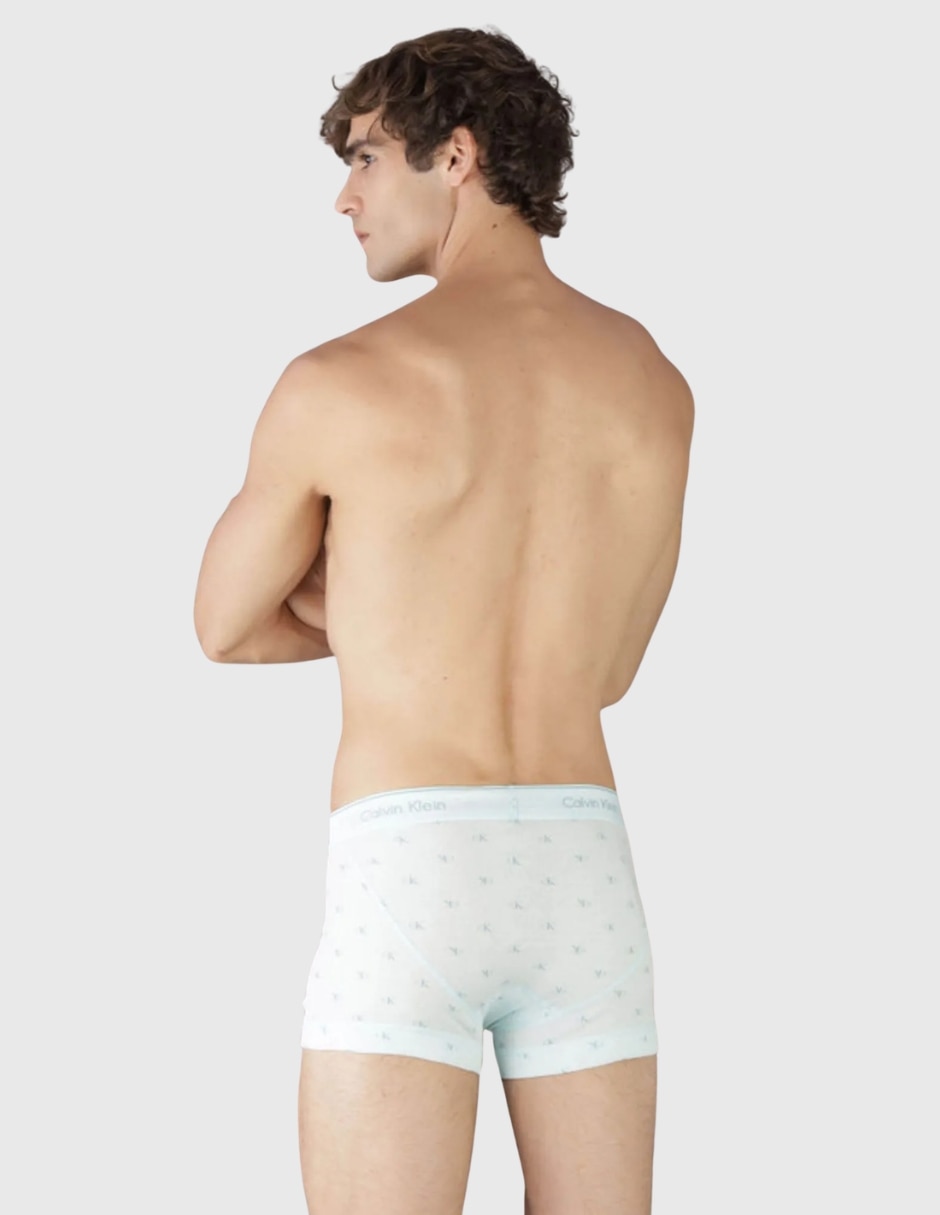 Bóxer trunk de algodón para hombre 3 piezas 2