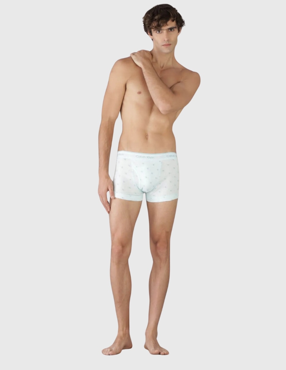 Bóxer trunk de algodón para hombre 3 piezas 5