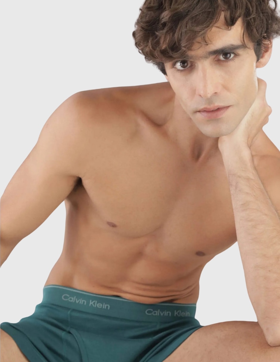 Bóxer trunk de algodón para hombre 3 piezas 6