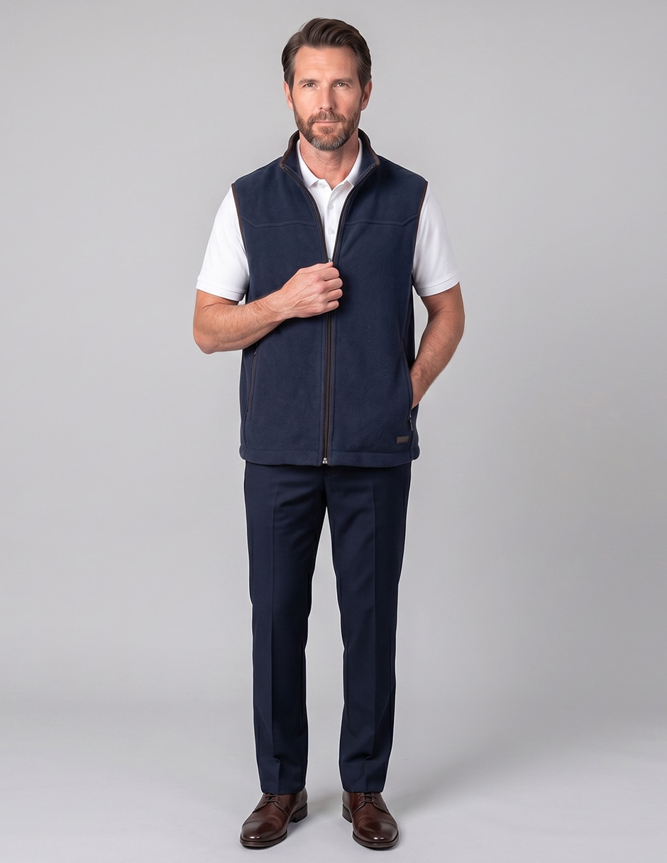 Chaleco con bolsillos para hombre 4